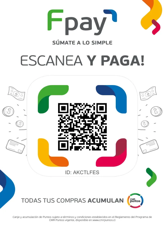 Código QR para pagar a Termic con Fpay