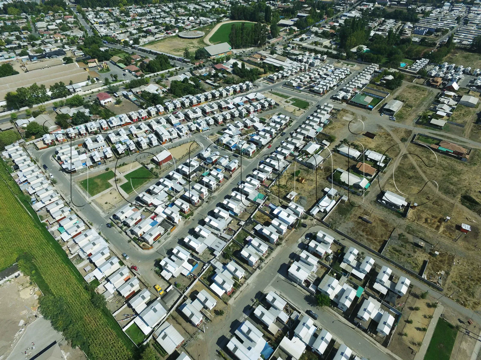 Proyecto Termic en Nancagua Viviendas Serviu - paneles solares termosifon energia solar agua caliente colector solar termica